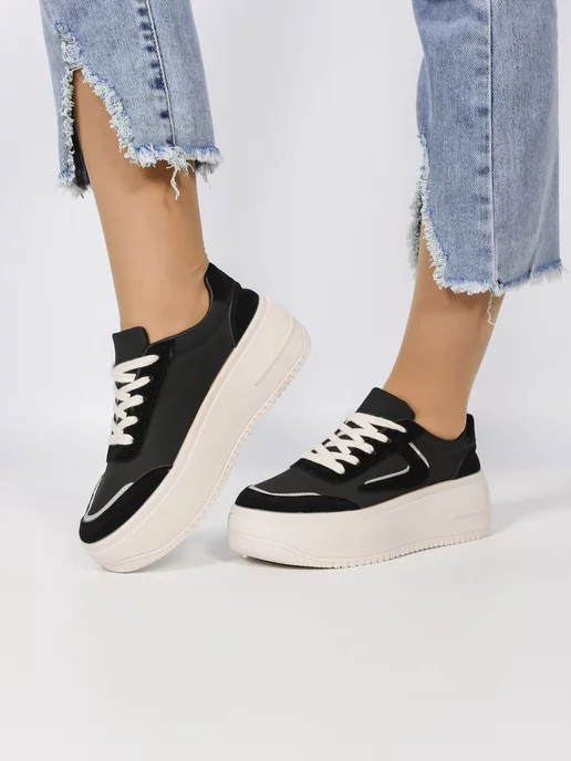 Teet Space Shoes Кеды женские, черный, фото 2
