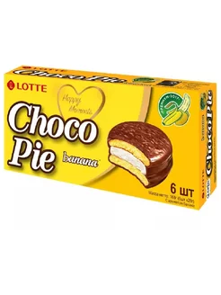 Печенье Choco Pie глазированное чокопай банан 1 пачка* 6 шт