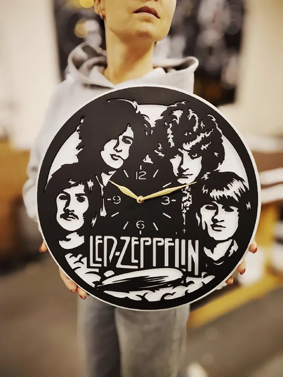 Настенные часы Led Zeppelin, Лед Зеппелин, Джимми Пейдж