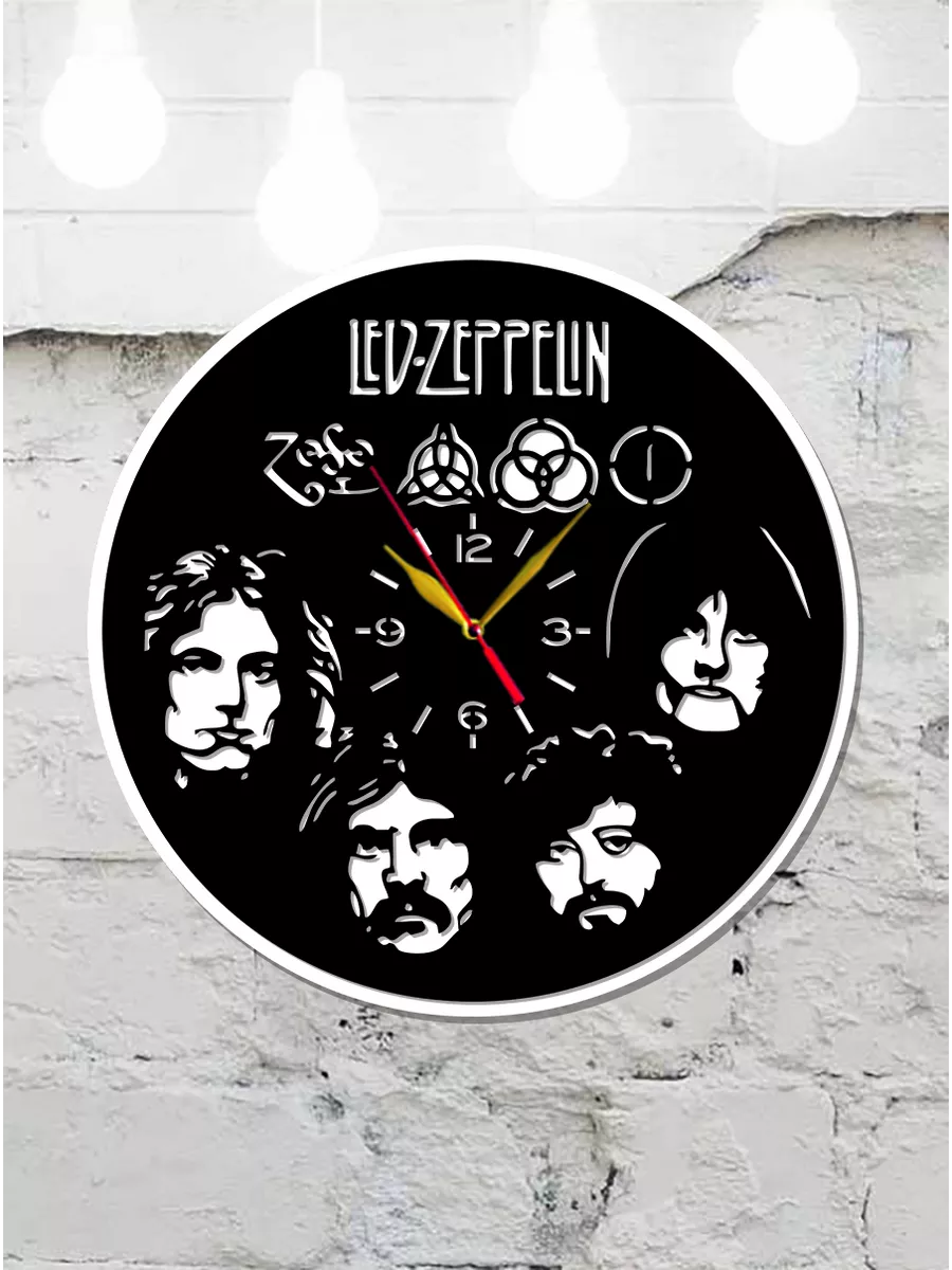 Настенные часы Led Zeppelin, Лед Зеппелин, Джимми Пейдж — фото 4