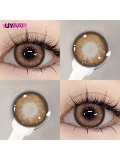 Цветные контактные линзы-14.5mm, 2 шт UYAAI 254208886 купить за 253 ₽ в интернет-магазине Wildberries