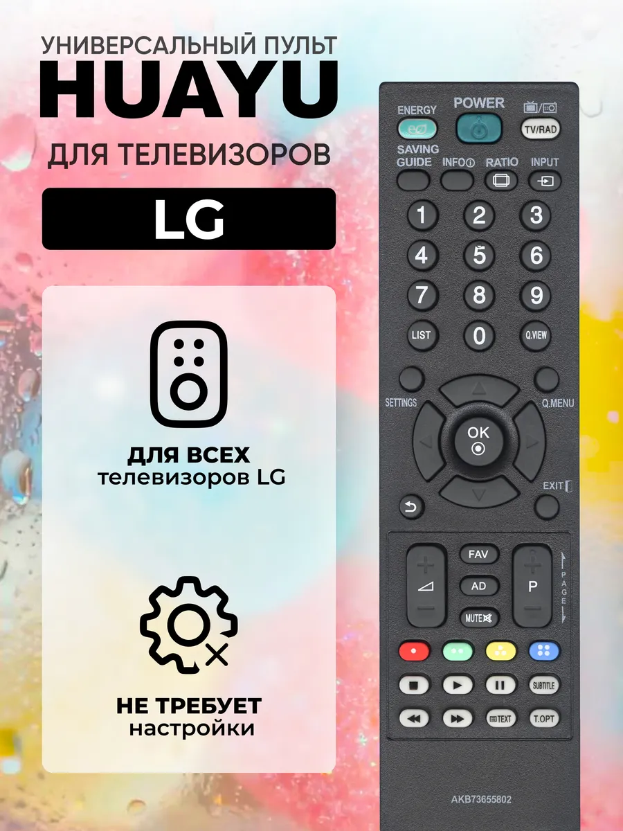 HLG304 Универсальный пульт для всех телевизоров LG