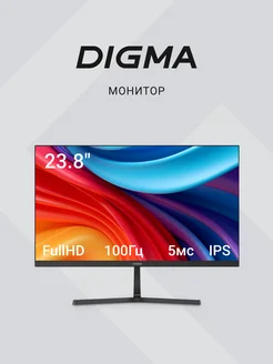 Монитор 23.8" Progress 24P402F, 1920х1080, 100 Гц DIGMA 254226952 купить за 8 609 ₽ в интернет-магазине Wildberries