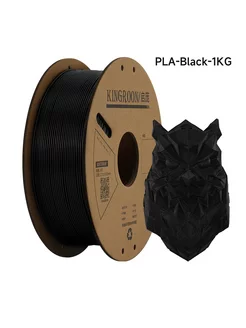 PLA пластик для 3D печати черный 1кг