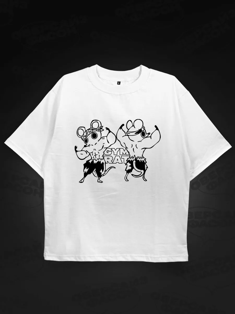 Футболка GYM RAT Тренболон...