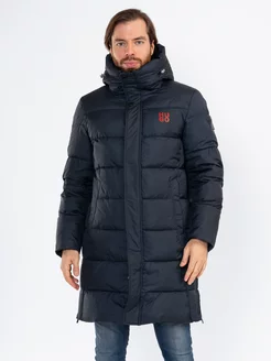 Куртка зимняя длинная пуховик с капюшоном HUGO BOSS 254299715 купить за 21 553 ₽ в интернет-магазине Wildberries