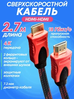 HDMI-HDMI 2 7м Flower pattern Metal 28AWG