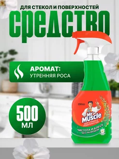 Спрей для мытья стекол и поверхностей Мистер Мускул 500 мл