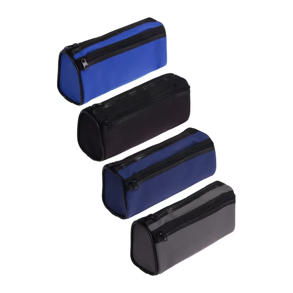 Пенал школьный на молнии Классика, 2 отделения, Микс