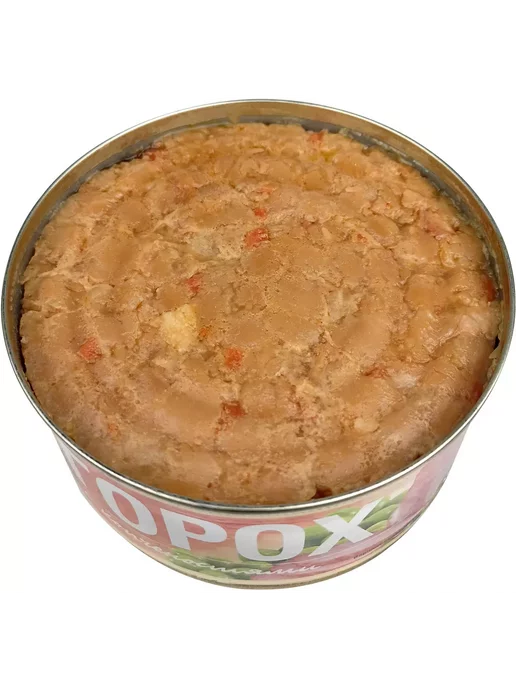 РУЗКОМ Горох с копченостями, тушенка, 325 г - 3 шт, 325 г, 3 шт, фото 2