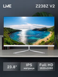 23.8" Монитор Z238Z V2, IPS, 1920x1080, 100Гц Lime 254383685 купить за 8 360 ₽ в интернет-магазине Wildberries