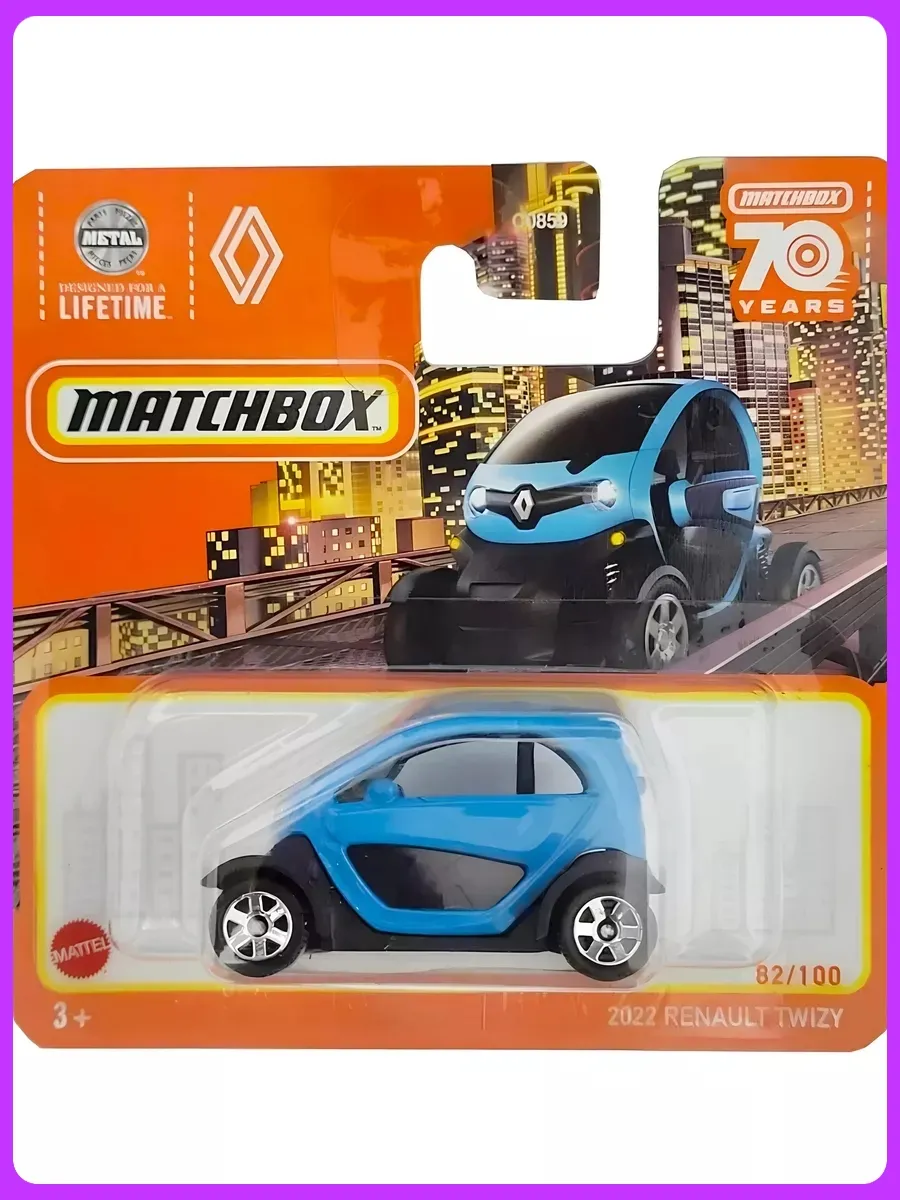Машинка коллекционная металлическая 2022 Renault Twizy