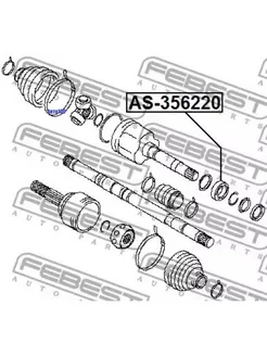 Подшипник привода NISSAN QASHQAI X-TRAIL 07- (35X62X20)