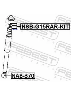 Втулка амортизатора RENAULT DUSTER 11-/LOGAN 13- зад.подв. FEBEST 254406768 купить за 2 137 ₽ в интернет-магазине Wildberries