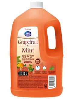 Grapefruit&Mint Средство для мытья посуды грейпфрут 3л