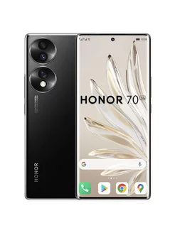 Смартфон HONOR 70 12 ГБ + 256 ГБ черный Honor 254477439 купить за 27 761 ₽ в интернет-магазине Wildberries