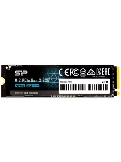 Накопитель SSD 2TB PCIe 3.0 x4 SP002TBP34A60M2