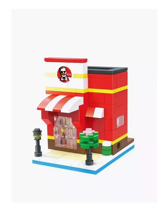 LEGO Конструктор Рестораны быстрого питания с фигурками 802 дет, вариант, фото 2