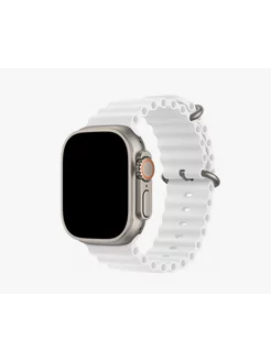 Ремешок для Apple Watch 42/44/45/49mm White Ocean band 254531980 купить за 313 ₽ в интернет-магазине Wildberries