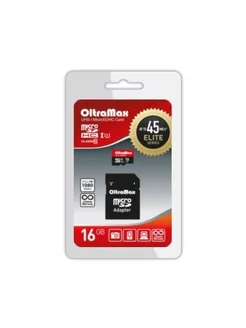 Карта 16GB SDHC C10 UHS-1 Elite 45 MB/s OltraMax 254532308 купить за 453 ₽ в интернет-магазине Wildberries