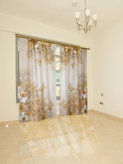 МарТекс Шторы в гостиную в спальню Золотой мираж 300*270, 300x270, фото 7