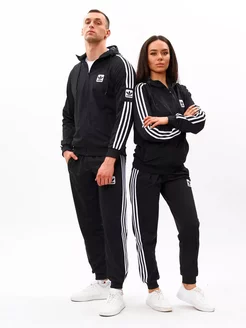 костюм спортивный на молнии adidas 254574705 купить за 3 910 ₽ в интернет-магазине Wildberries