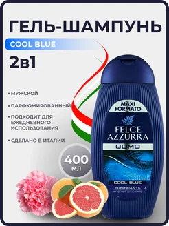 Гель для душа и шампунь 2в1 парфюмированный Cool Blue 400 мл