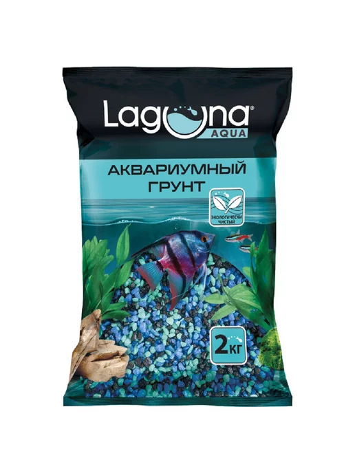 Laguna AQUA Грунт Малахитовая шкатулка 5-10 мм, 2 кг, 2 кг, фото 2