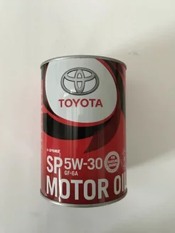 Масло моторное TOYOTA 5W30 SP/GF-6A 1л (ж/б) Toyota 254652891 купить за 681 ₽ в интернет-магазине Wildberries