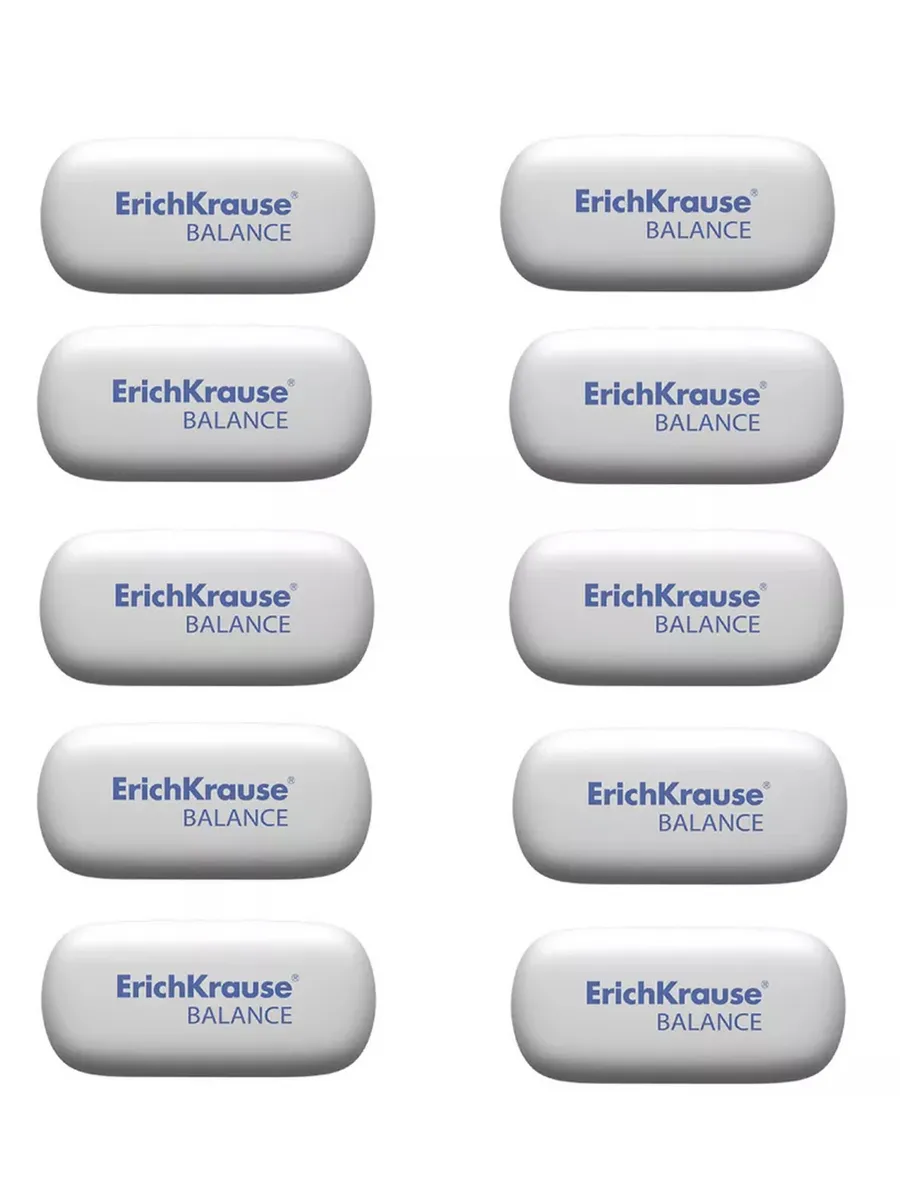 Ластик 10 шт ЕrichKrause Balance