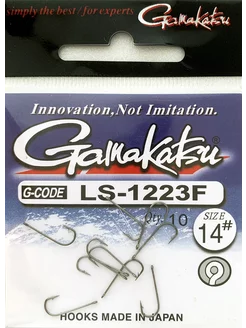 Рыболовные крючки Gamakatsu LS 1223 № 14 с длинным цевьем