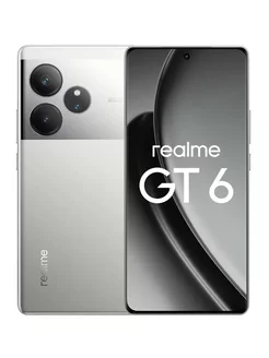 Смартфон Realme GT6, 12/256ГБ, global, silver Realme 254794713 купить за 55 692 ₽ в интернет-магазине Wildberries