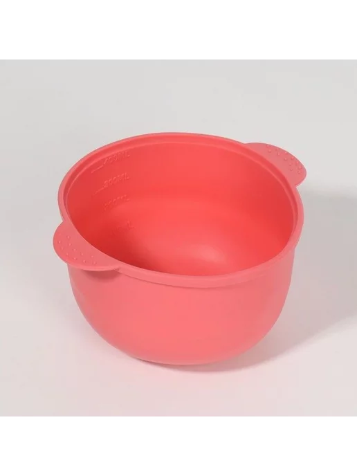 уход за телом Чаша для воскоплава, d11 × 7 × 14 см, цвет розовый, 11x7x14 см