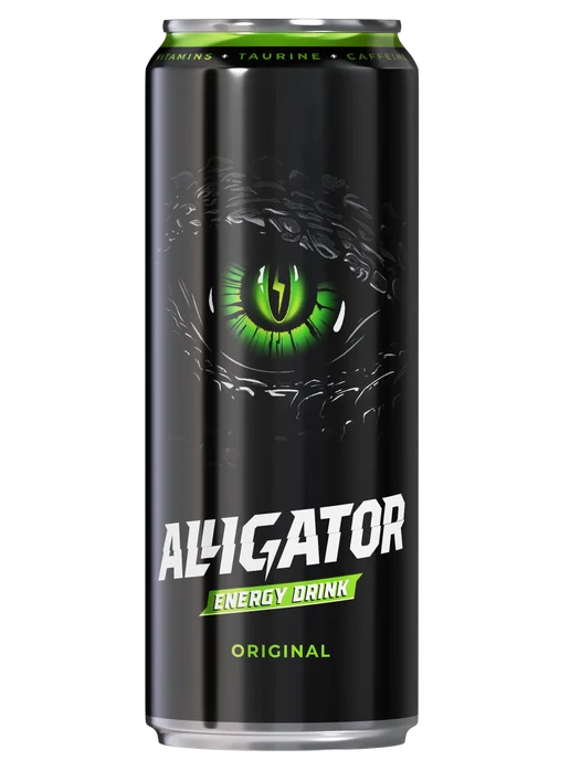 Barinoff Энергетик Alligator Ориджинал 0,45 л, 0,45 л, фото 5