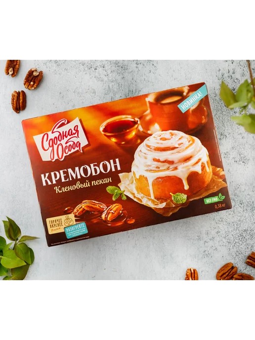 Сдобная Особа Кремобон Кленовый пекан, 380 г, 380 г, фото 2