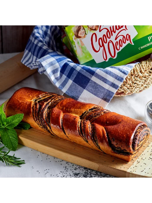 Сдобная Особа Рулет с маковой начинкой, 400 г, 400 г, фото 3