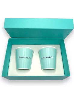 Набор кофейные чашки Tiffany из фарфора 2 шт