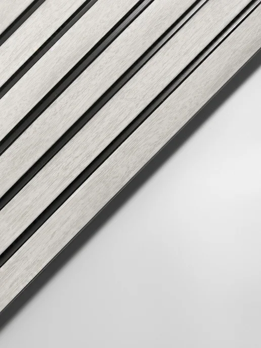 Grace Стеновые Панели 3D RAIL 900x10x120 мм Ясень серый 6 шт, 900x10x120 мм, 6 шт