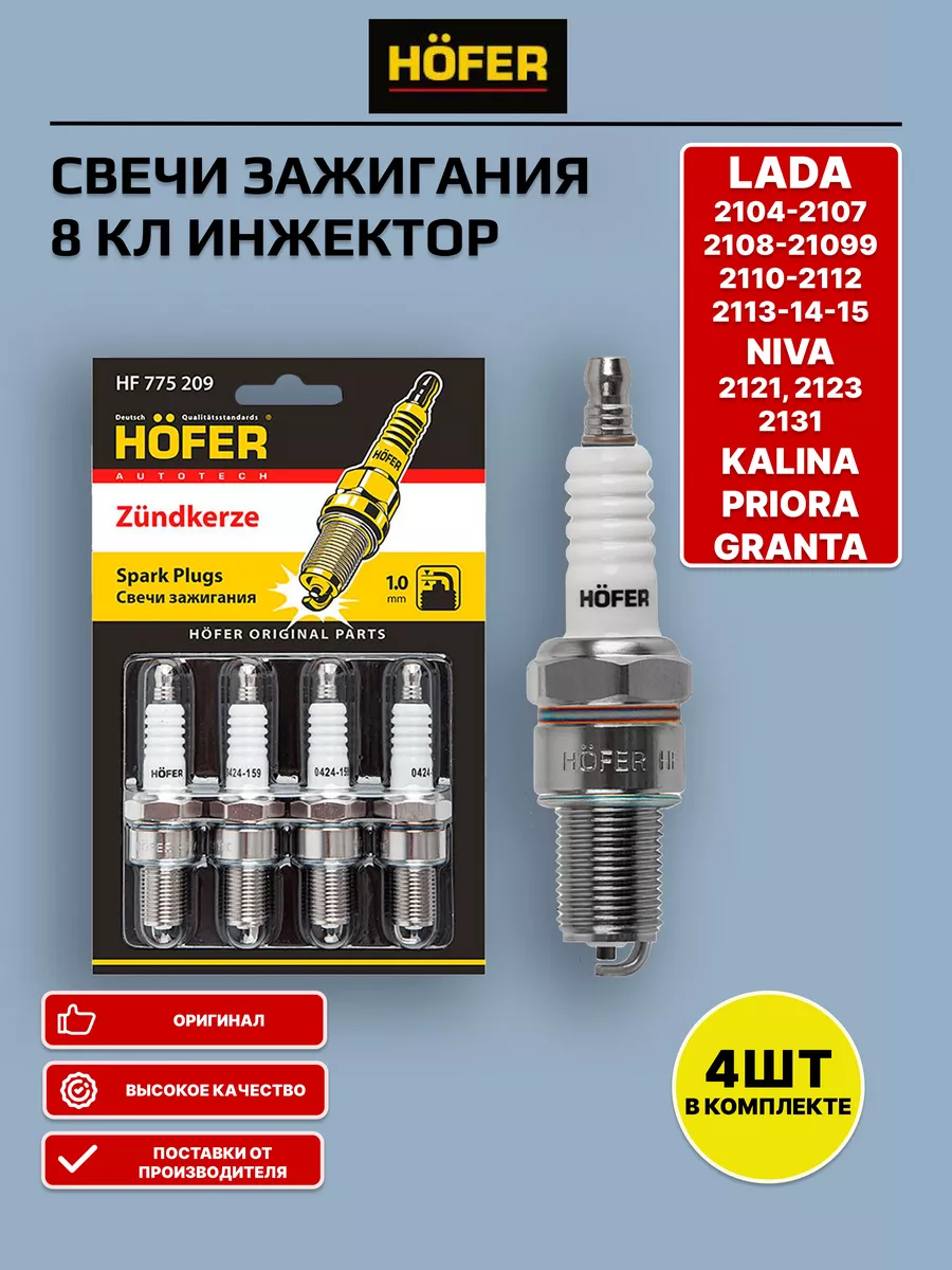 Свечи зажигания 8 кл...