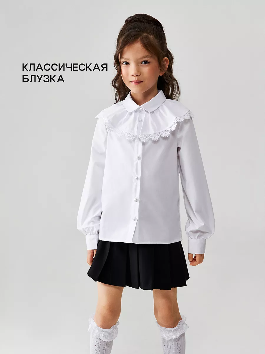Блузка нарядная школьная с...