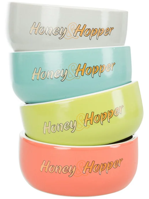 Trixie Миска Honey & Hopper для грызунов керамика 0,25 л, 250 мл, фото 4