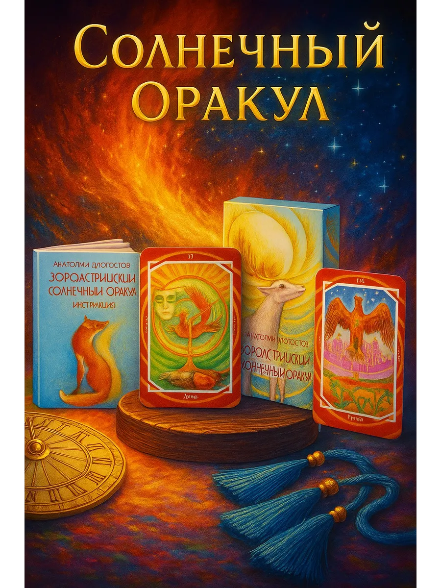Гадальные карты Зороастрийский Солнечный Оракул + инструкция