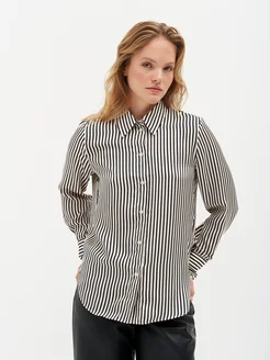 Рубашка с заостренным воротником H&M 255005367 купить за 1 839 ₽ в интернет-магазине Wildberries