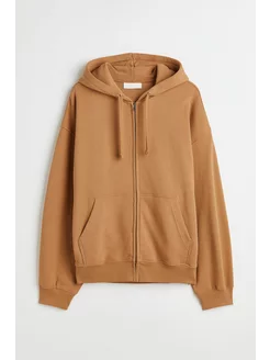 Толстовка на молнии оверсайз с капюшоном H&M 255005370 купить за 2 688 ₽ в интернет‑магазине Wildberries