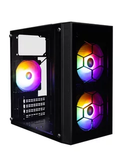 Корпус mATX 1STPLAYER FIREBASE X1 Black (USB,Audio,3x120mm L 1STPLAYER 255010428 купить за 3 460 ₽ в интернет-магазине Wildberries