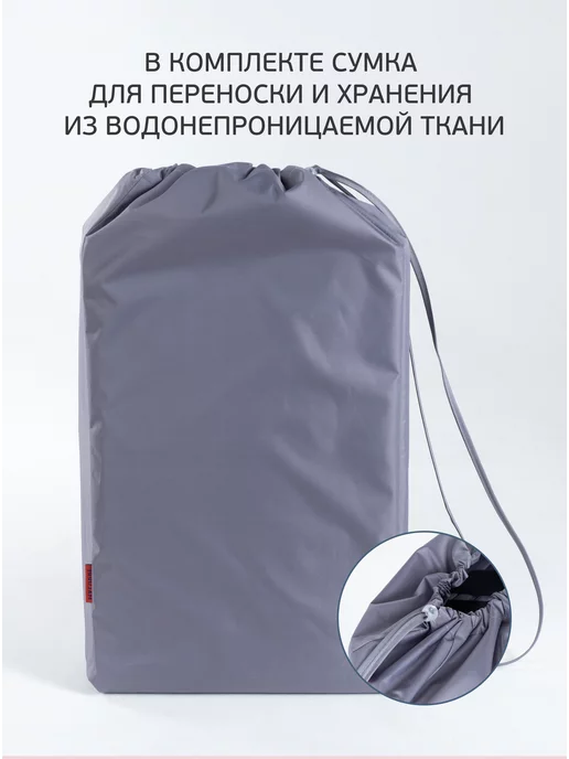 Malurre Мат спортивный гимнастический коврик для фитнеса йоги, серый, фото 6