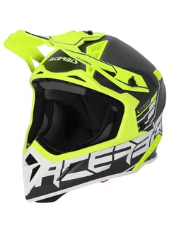 Кроссовый шлем Steel Carbon 22-06 Black Fluo