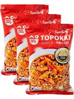 Лапша Topokki Ramen с соусом Токпокки 80 г * 3 шт