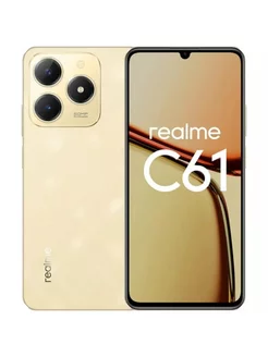 Смартфон C61 6+128 GB Gold Realme 255127976 купить за 8 799 ₽ в интернет-магазине Wildberries