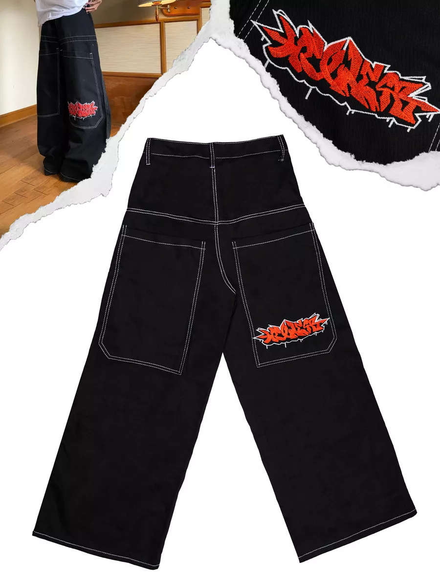 Джинсы 3pm широкие sk8 скейтеры jnco прямые оверсайз y2k WEXWEAR